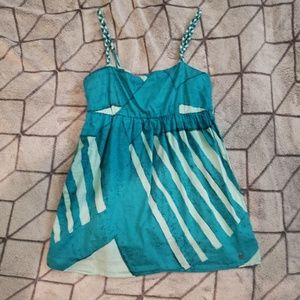 Hurley|Green-Blue|Strappy Tank